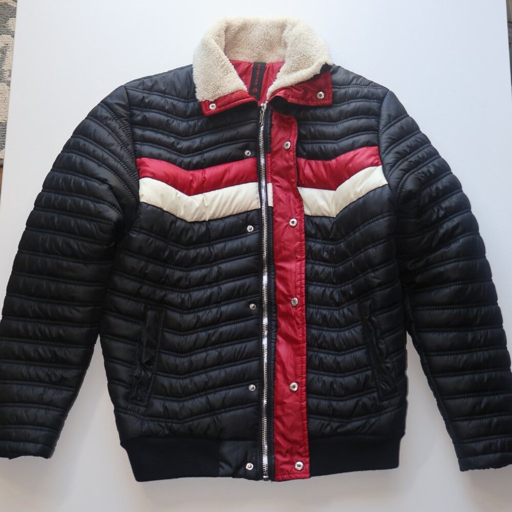 Sportier 1957 Men's Black Puffer Style Quilted Jacket Size Large